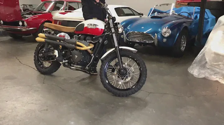 2008 Triumph Scrambler Start Up
