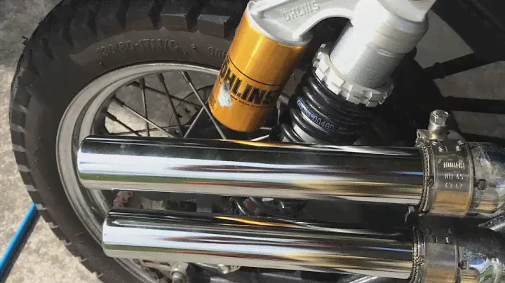 08 Triumph Scrambler VW pipes