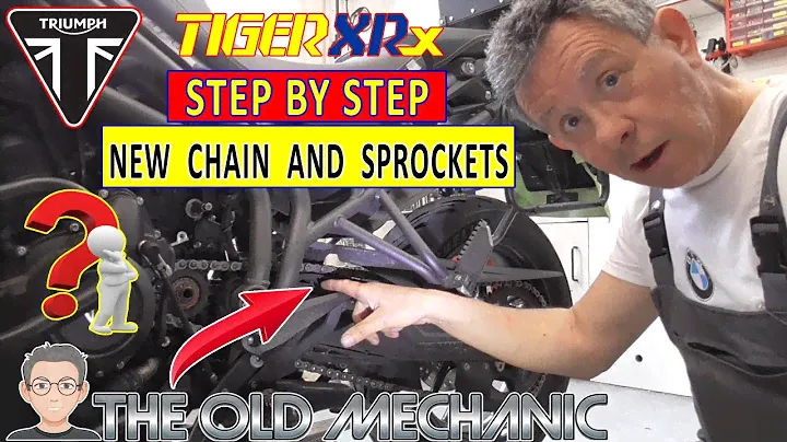 Triumph Tiger XRX NEW CHAIN & SPROCKETS (-SUPERSPROX STEALTH-) PART-1#4