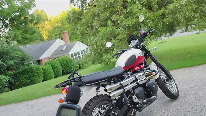 2008 Triumph Scrambler 900 cold start and decibel reading