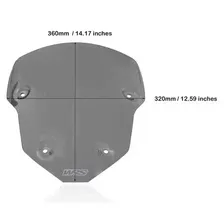 Ветровое стекло для мотоцикла WRS Triumph Tiger 900 TR004FS 4 мм, спортивное, низкое, для Triumph Tiger 850/900 2020-2022 (также модели GT, GT Pro, GT Low, Rally, Rally Pro)