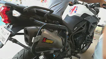 TRIUMPH TIGER 800 AKRAPOVIC EXHAUST!!!