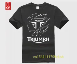 Футболка Triumph Tiger Troopt мужская с коротким рукавом, рубашка с смешным принтом, 2019 хлопок, топ с графическим принтом, лето 100% (art.: 3920ba5513575)