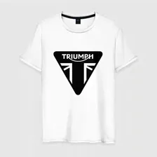 Мужская футболка хлопок Triumph Мото Лого