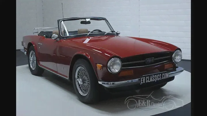 Triumph TR6 1973 chrome wire wheels -VIDEO- www.ERclassics.com